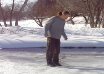 salvataggio nel ghiaccio