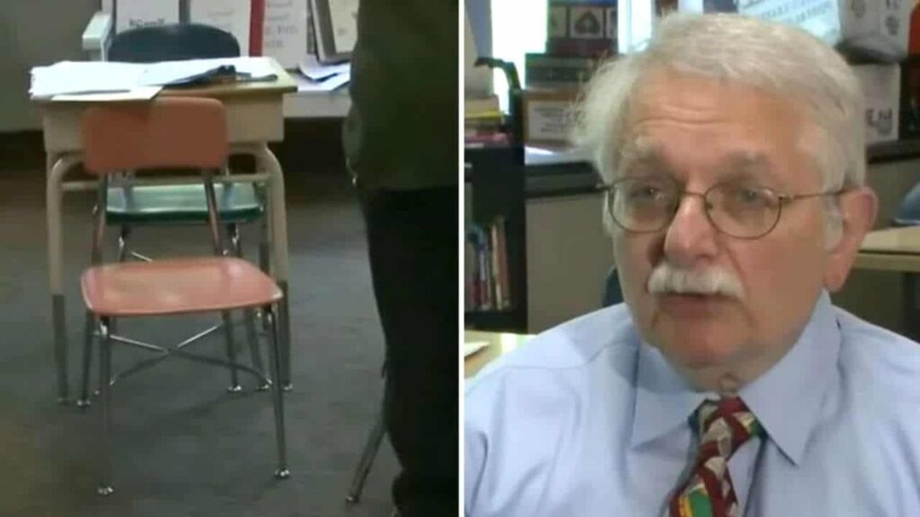 Insegnante lascia 1 sedia vuota in classe per ben 52 anni