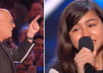 Simon sente la ragazzina 11enne esibirsi e dice "questo non è mai successo prima"